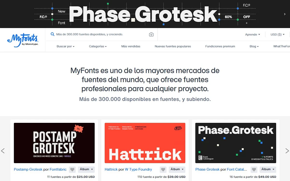 Captura de Typefont