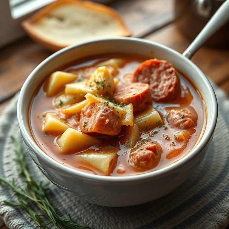 Hearty Kielbasa Potato Soup Recipe for Cozy Dinners – Easy, Homemade Comfort Food