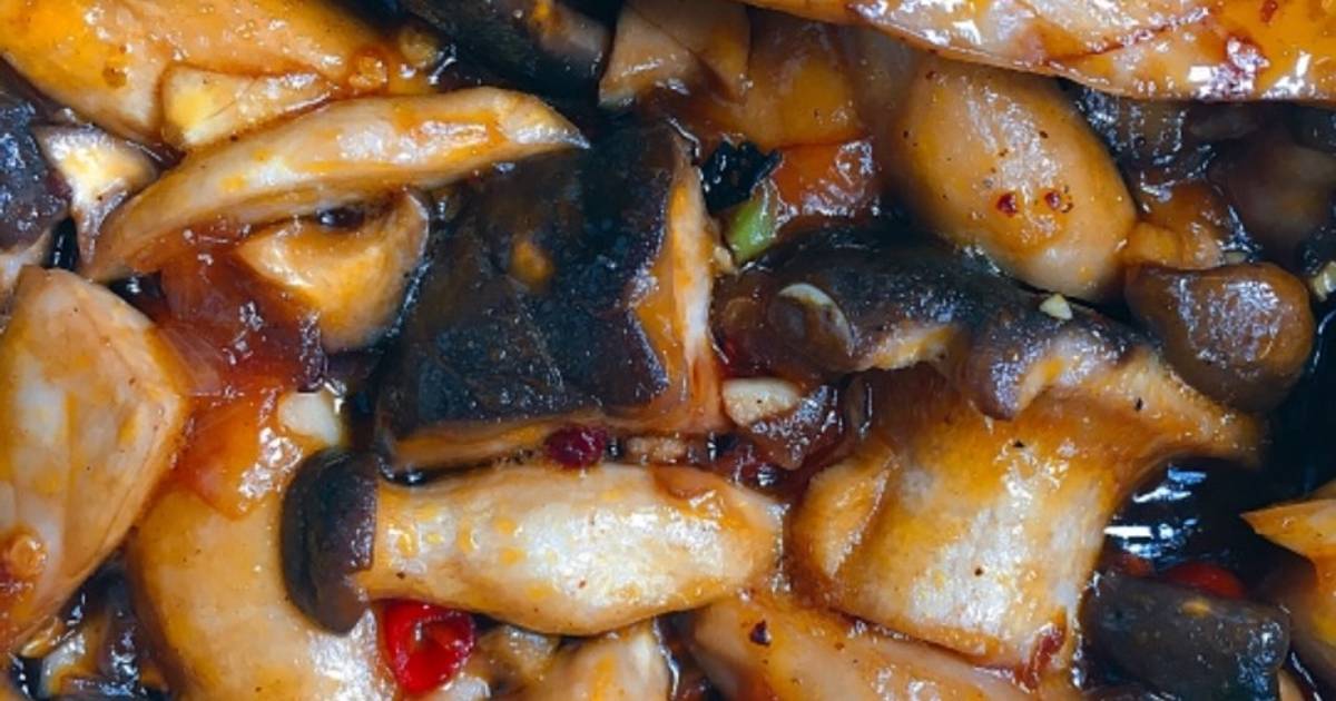 Nấm đùi gà sốt siêu ngon