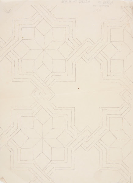 Wzór posadzki z motywem geometrycznym 1853 1899
