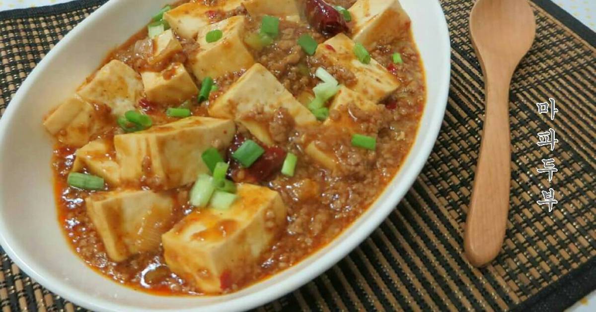Đậu hũ sốt thịt bằm 마파두부