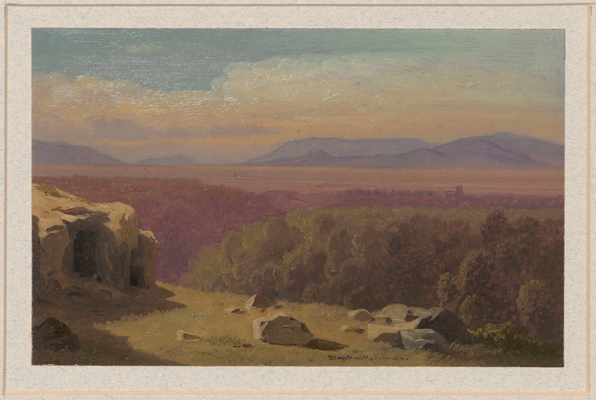 Ancient caves near Rome 1852   1860