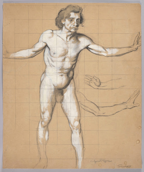 Male Nude  Study for the Figure of Siegfried 1882