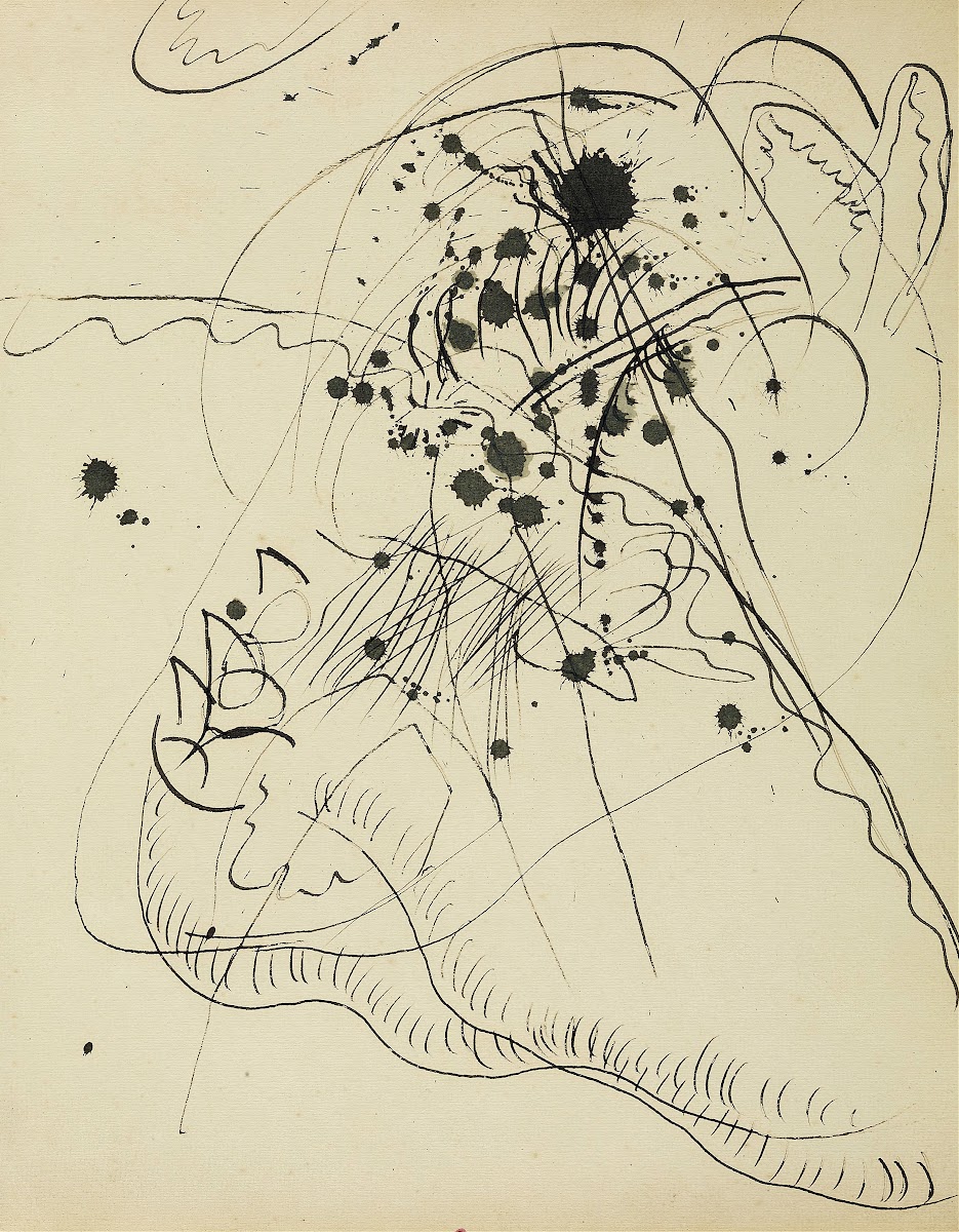 Drawing after Blauer Fleck 1913