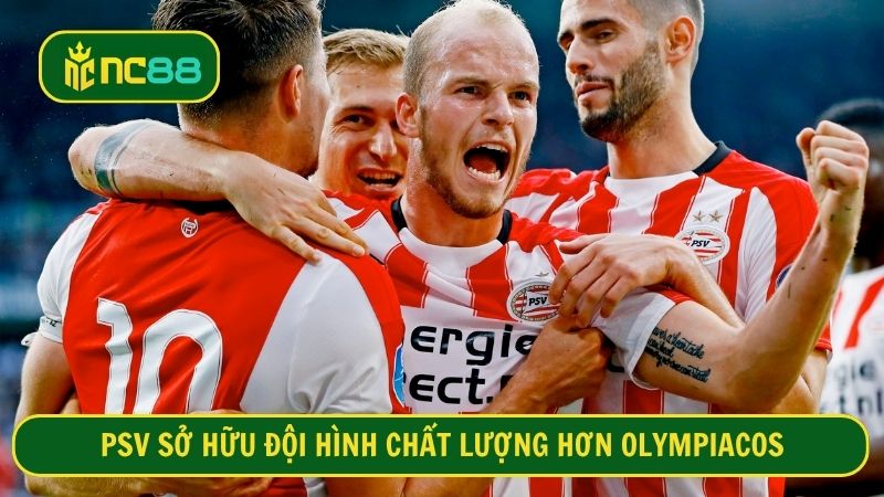 Đội hình PSV giàu kinh nghiệm và chất lượng đồng đều
