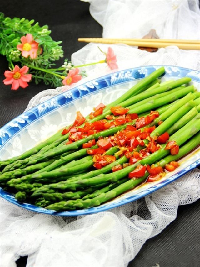 Măng Tây Sốt Cà Chua