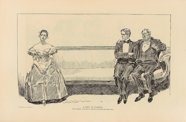 A hint to fathers Dont destroy a romance by meeting him more than half way 1893