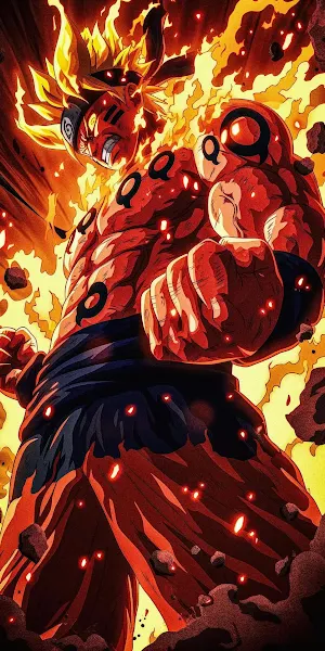 Naruto, Anime, Manga, Nine-Tailed Beast Full HD iPhone Wallpaper Background