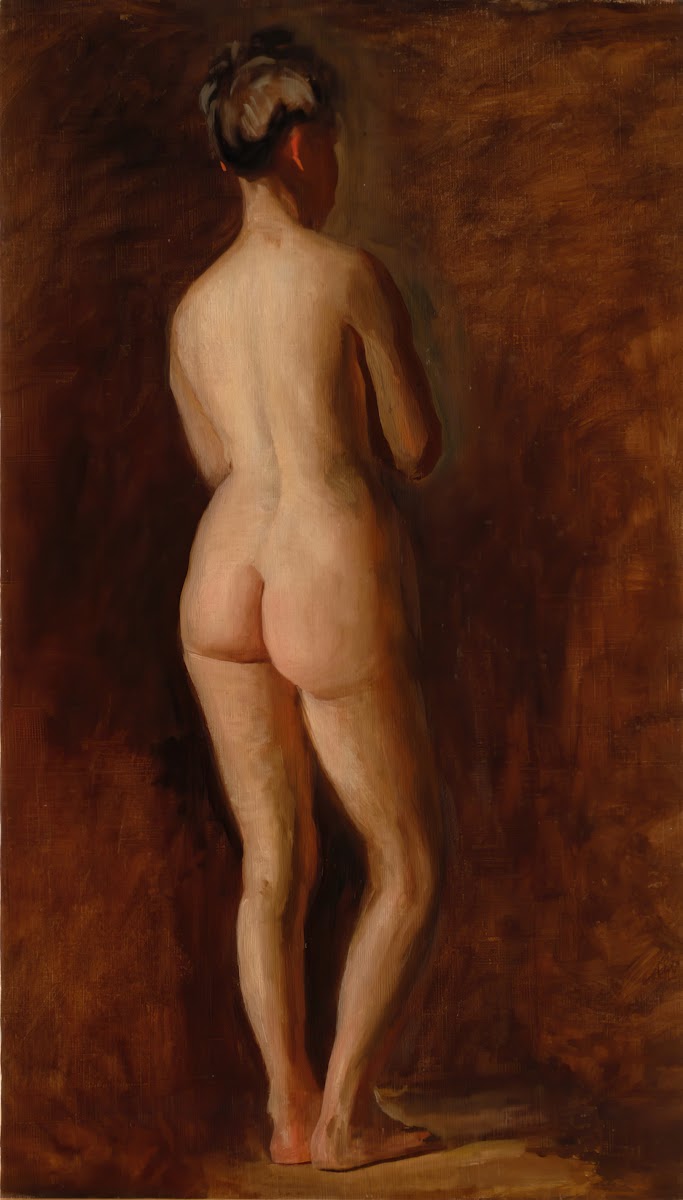 Standing Female Nude back view 1908