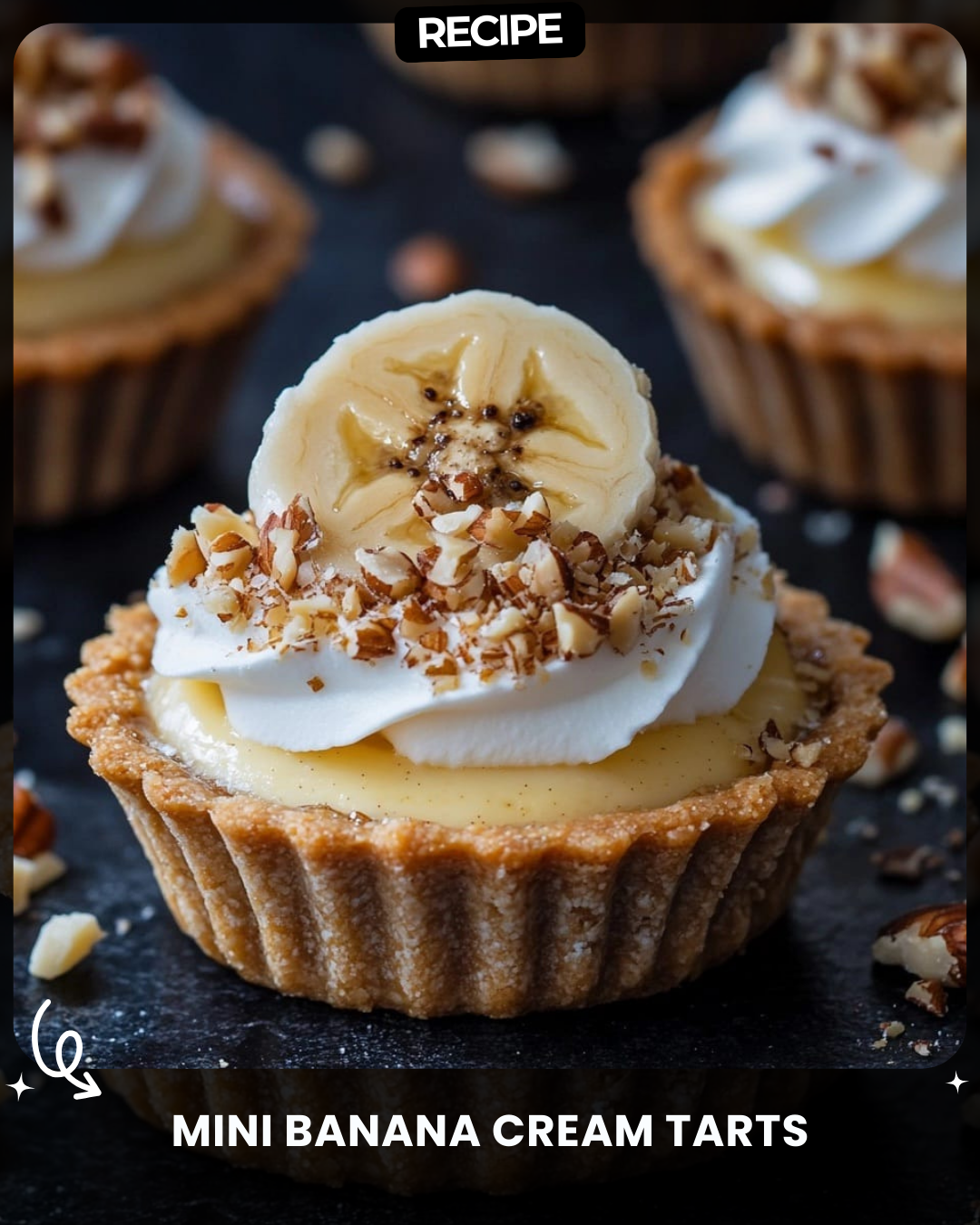 Mini Banana Cream Tarts