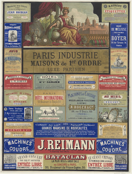 Paris Industrie Maisons de 1er ordre Luxe parisien 1866