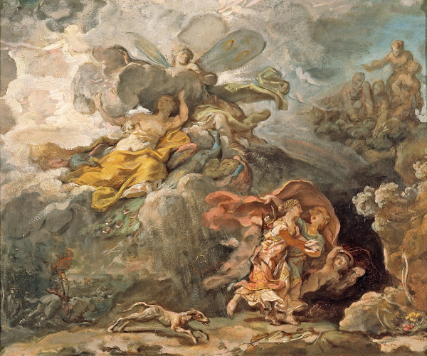 Aeneas and Dido Fleeing the Storm circa 1772 1774