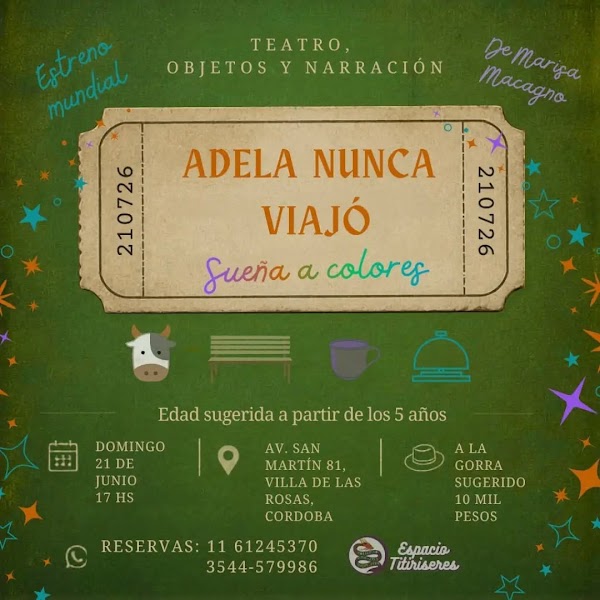 Adela nunca viajó