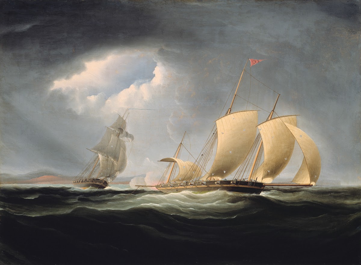Capture of the Tripoli by the Enterprise 1806 12