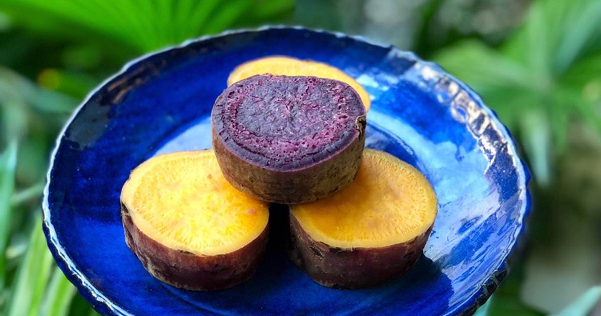Khoai Lang Mật Hấp Lá Dứa