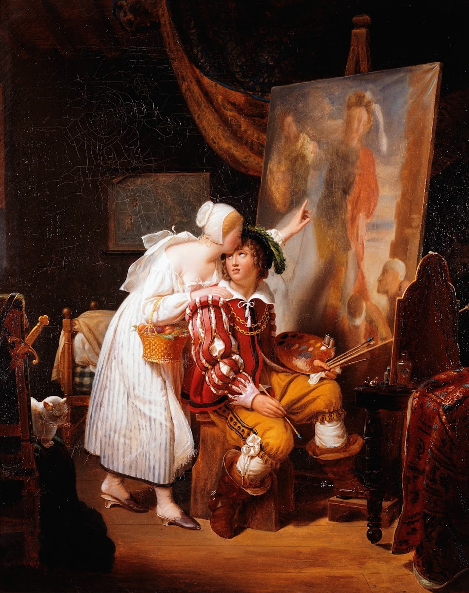 Van Dyck Peignant Son Premier Tableau 1819