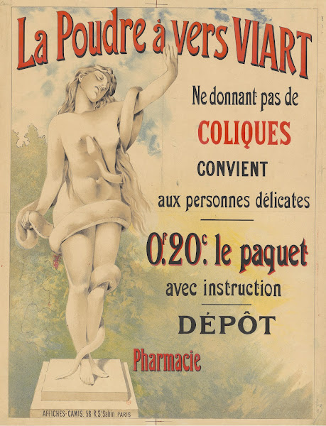 La Poudre à vers Viart ne donnant pas de coliques dépot pharmacie 1892