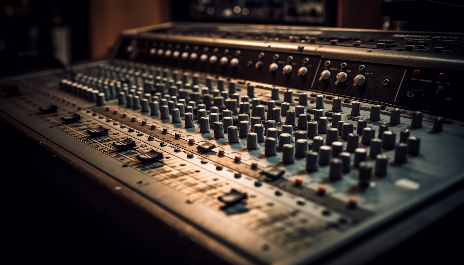 Table de mixage et sonorisation