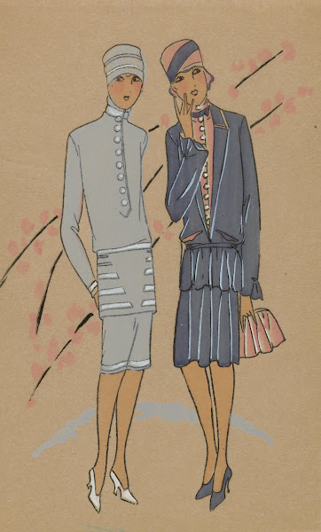 Créations JENNY  POMMIERS ET FLEURS 1927