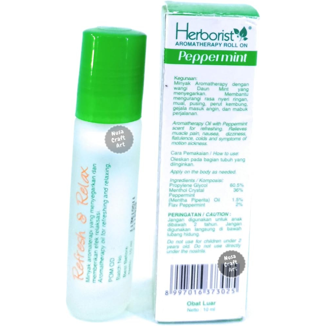 Alternative view of Herborist Peppermint Roll On 10ml