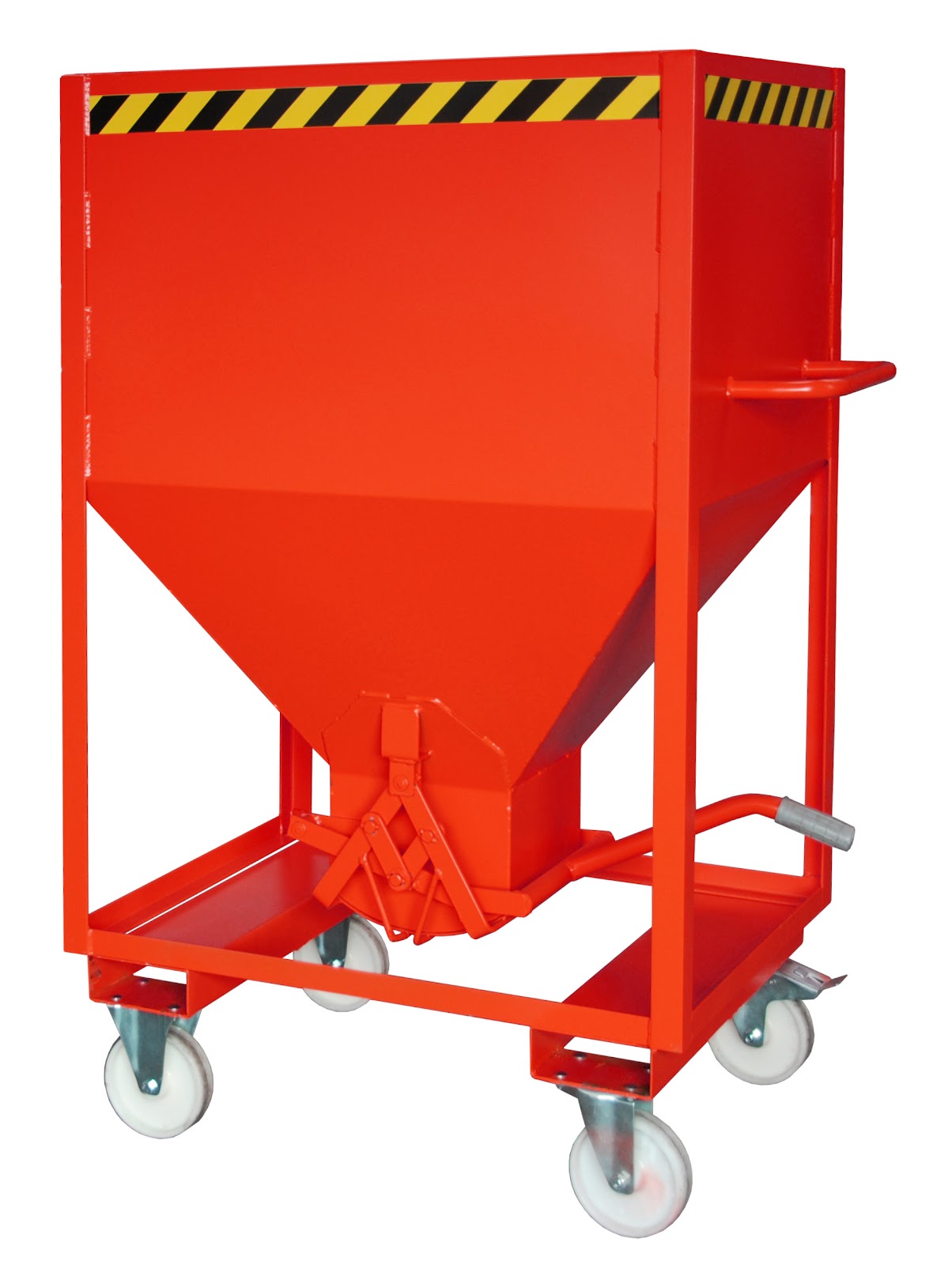 Silocontainer SRE 600, gelakt, Vuurrood