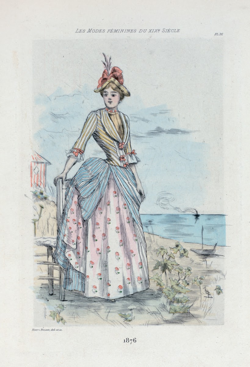 1876 Womens fashion in nineteenth century Paris 1902