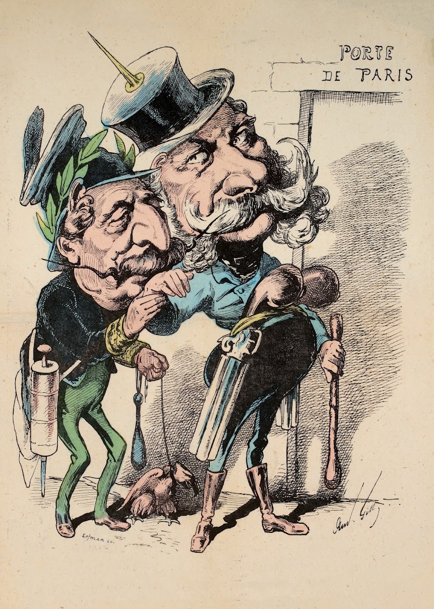 Les deux compères par Gill Bertrand Robert Macaire