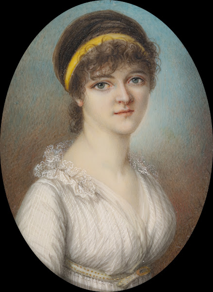 Young Woman with a Yellow Hair Ribbon ca 1800