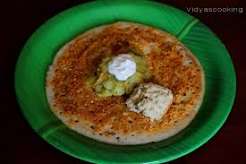 Cheese Podi Masala Dosa
