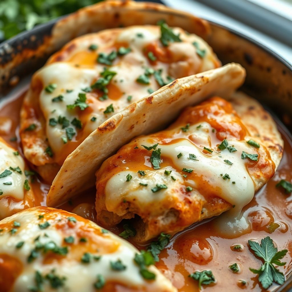 Easy Sheet Pan Chicken Pitas with Herby Ranch Sauce (Quick Weeknight Dinner)