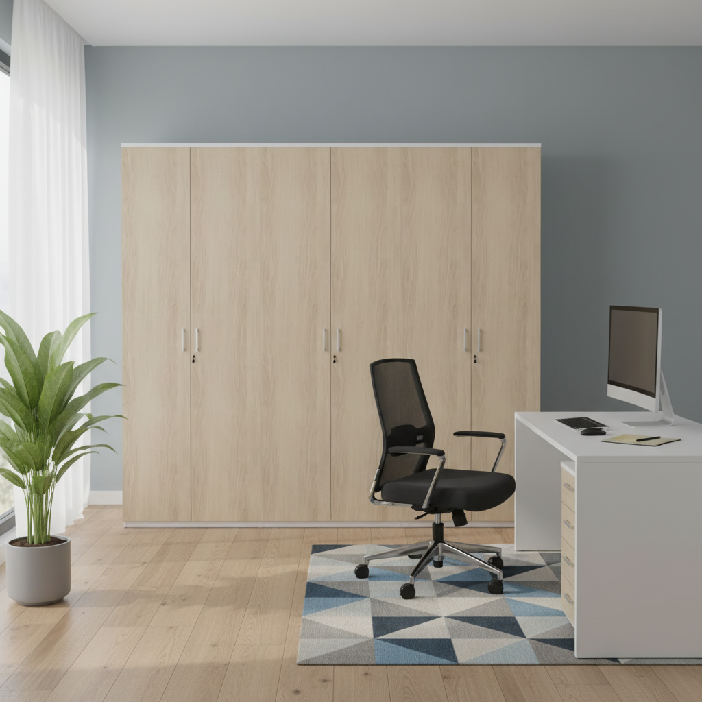 RADAR Color Full Height Six-Door Storage (File) Cabinet