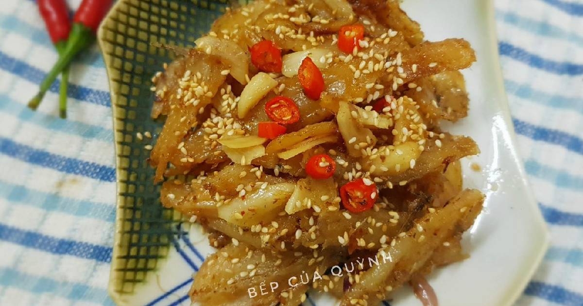 Cá chai khô rim mắm đường