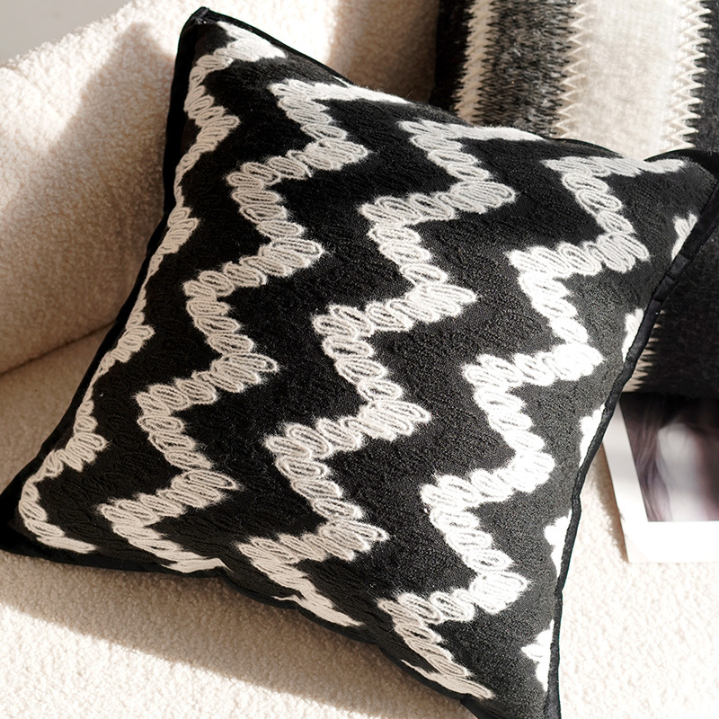 Neo-Chinese Cushion Cover, Linen, Multiple Designs