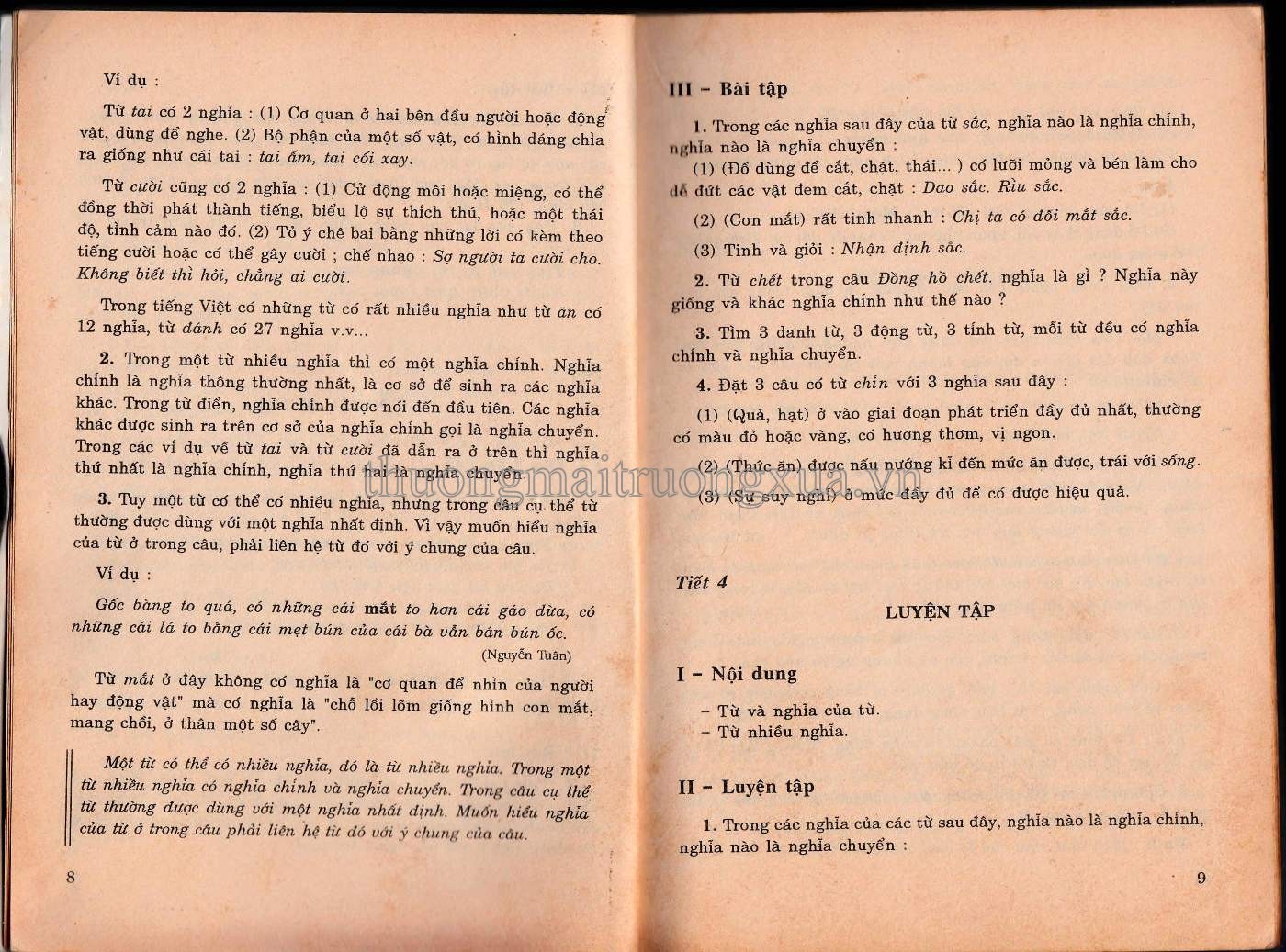 Tiếng Việt 6 (tập 1 2001) - Trang 52