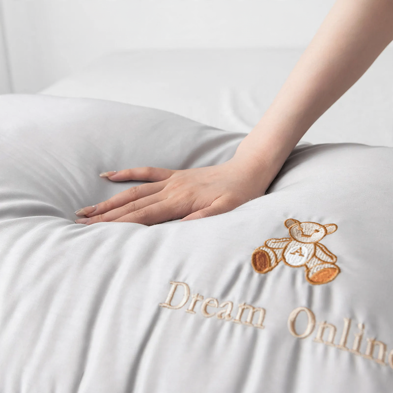 Pillow with soybean fiber filling, rectangular