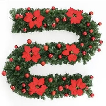 Christmas decorative wreath with lighting