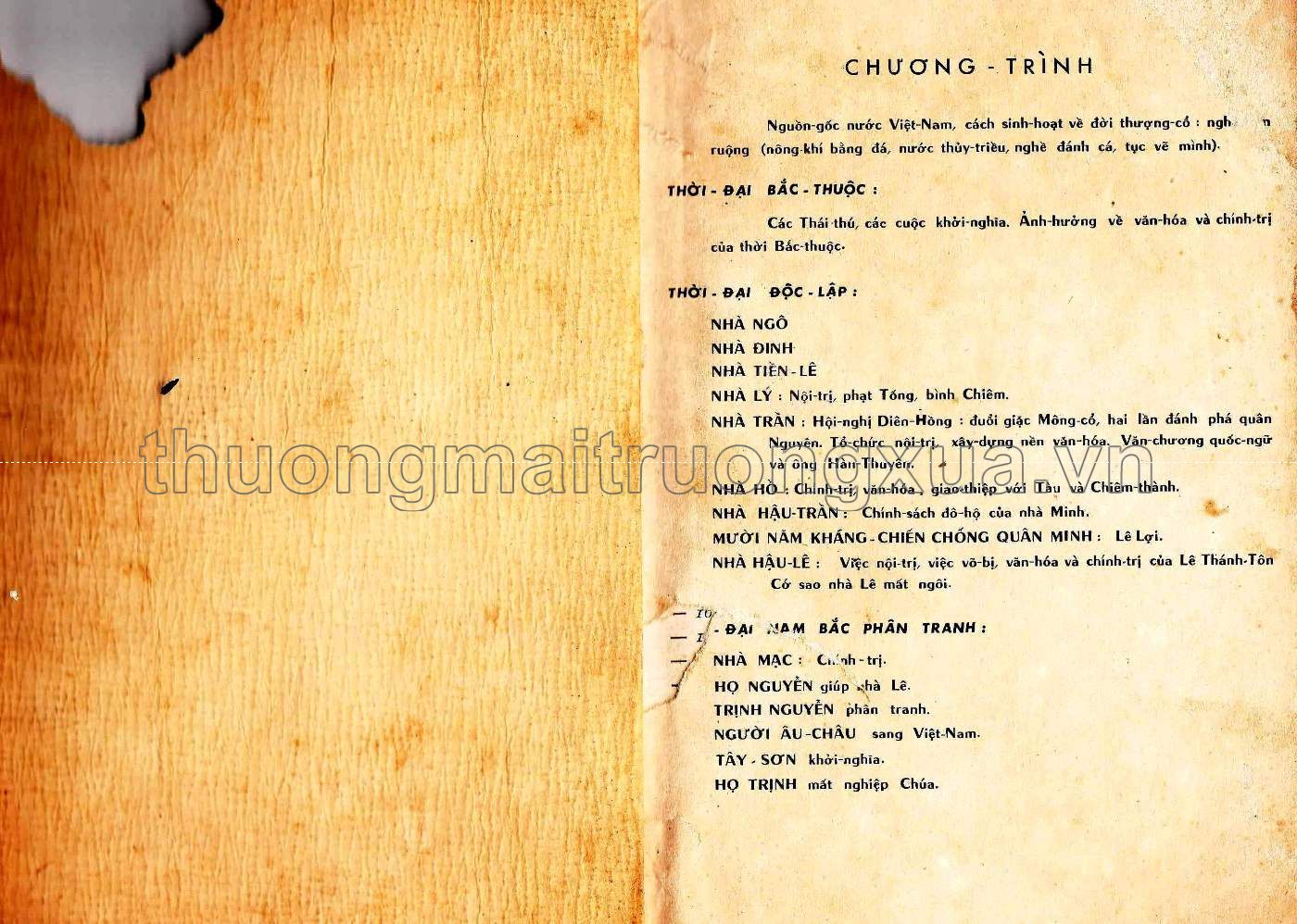 Quốc sử lớp nhì (1965) - Trang 1