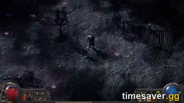 Path of Exile 2 endgame map gameplay, the source of most tradeable currency in Forbidden Rites 0.5.5