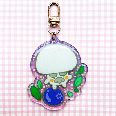 Mushroom Gramps Keychain
