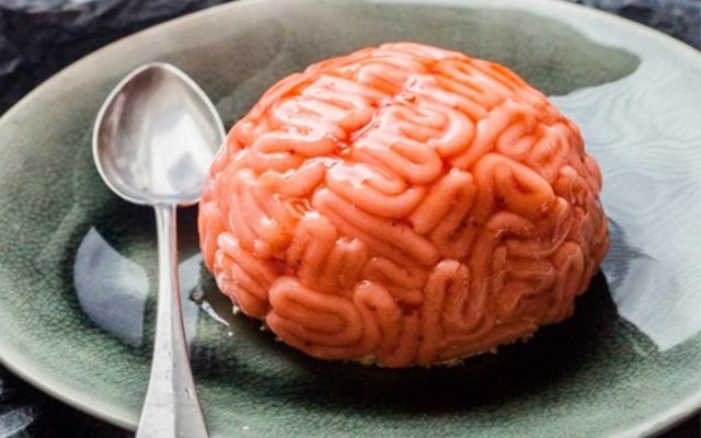 Bánh Bộ Não Vị Vani Dâu Tây Cho Halloween