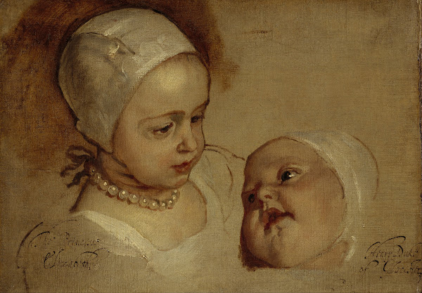 Princess Elizabeth and Princess Anne Daughters Of Charles I