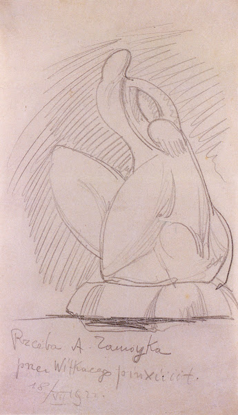 Sculpture of A Zamoyek 1922