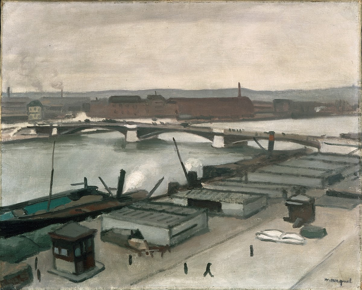 The Quays at Rouen 1912