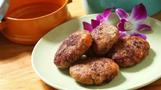 Chả Thịt Băm Trứng Muối