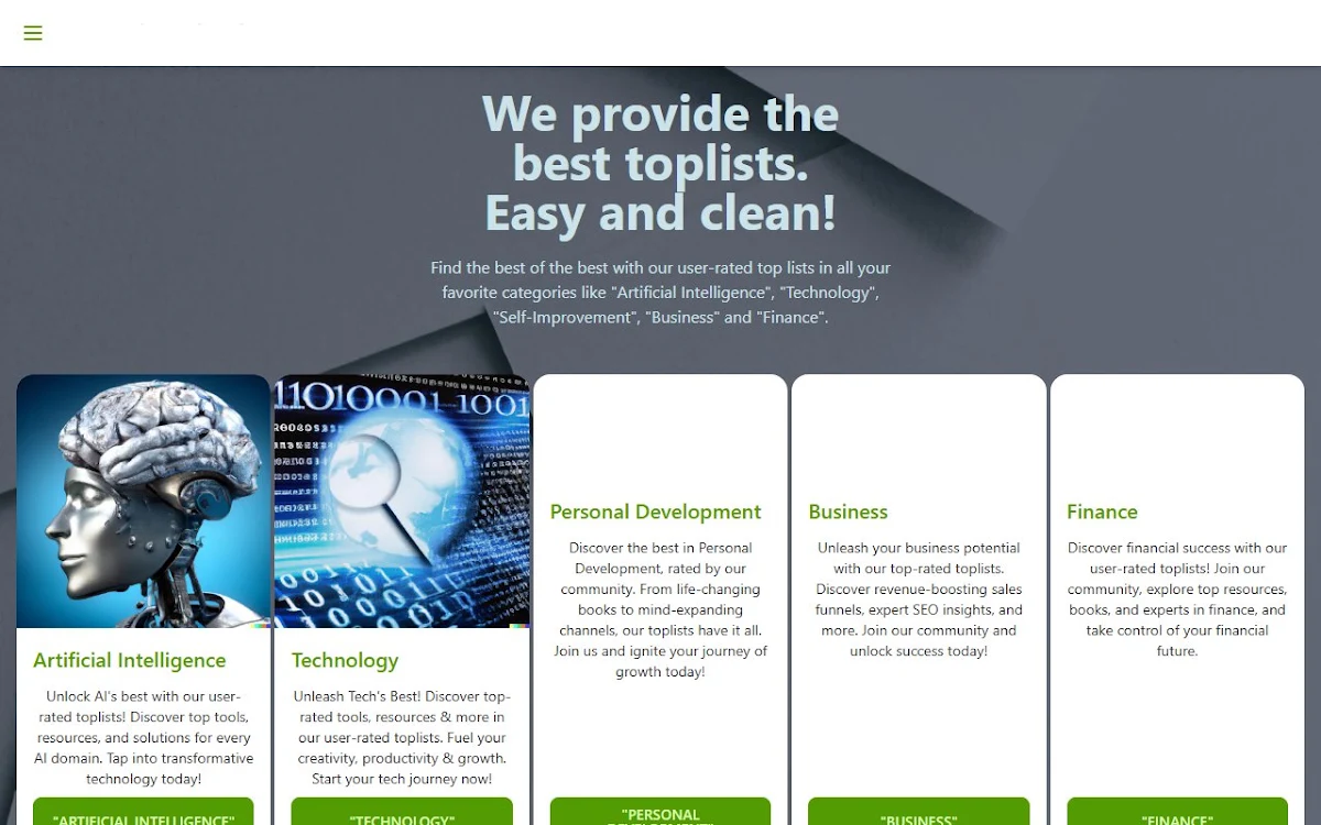 Captura de Toplist Central