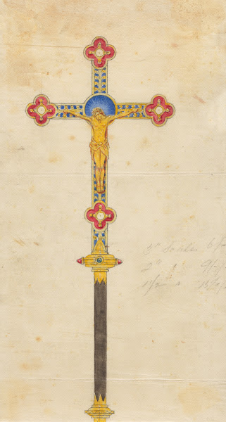 Design executed for Jones and Willis metal and wood workers and church furniture