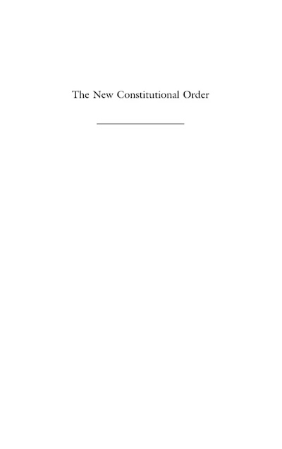 The New Constitutional Order