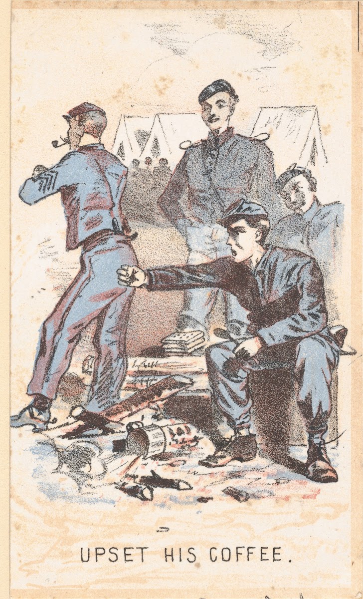 Upset His Coffee 1864