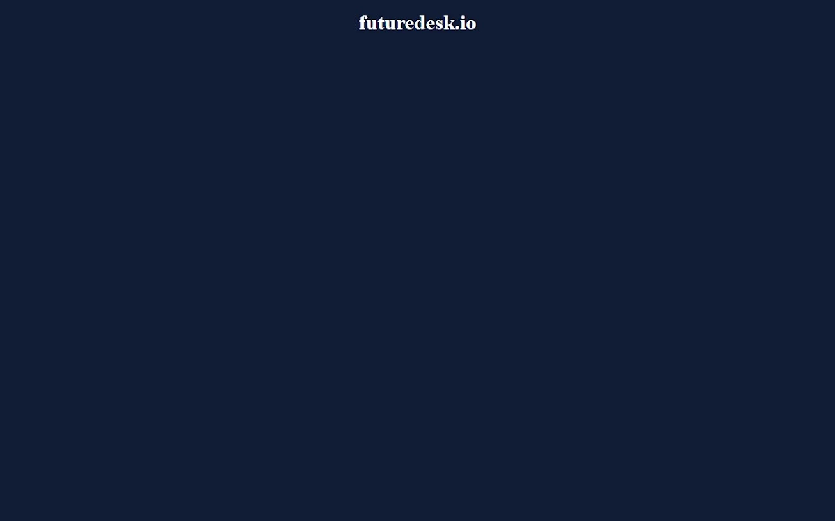 Captura de FutureDesk