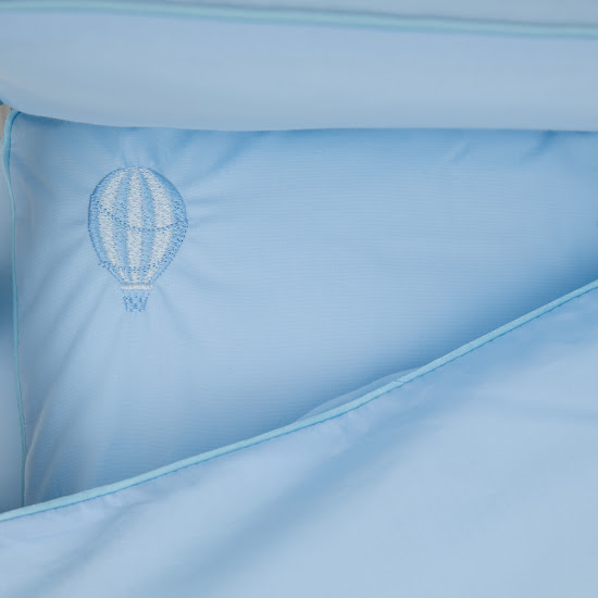 Bedding set for a baby crib 6 el Twins Beau blue
